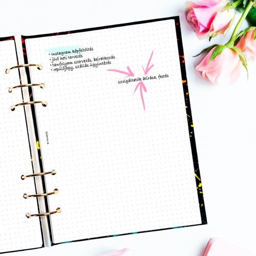 Bullet Journal Pontrácsos Lap